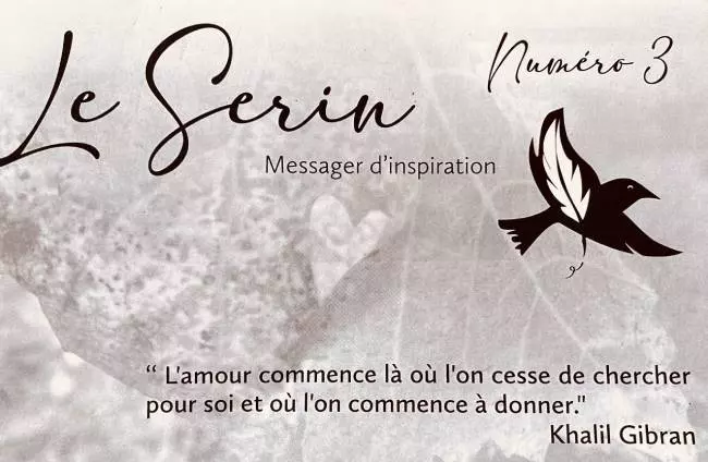 Couverture du journal le Serin où parait l'article sur le rucher pentu et podcast disponible